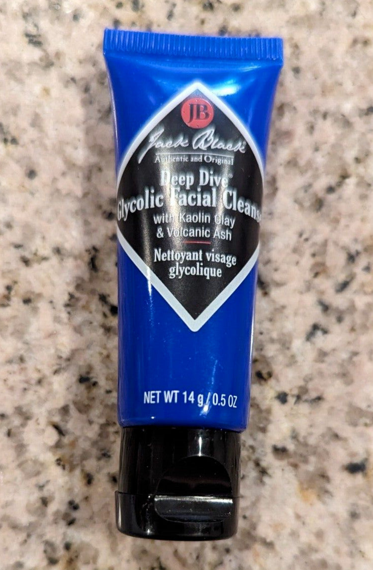 Glycolic Facial Cleanser Sample - Deep Dive, Travel Size 0.5 fl oz