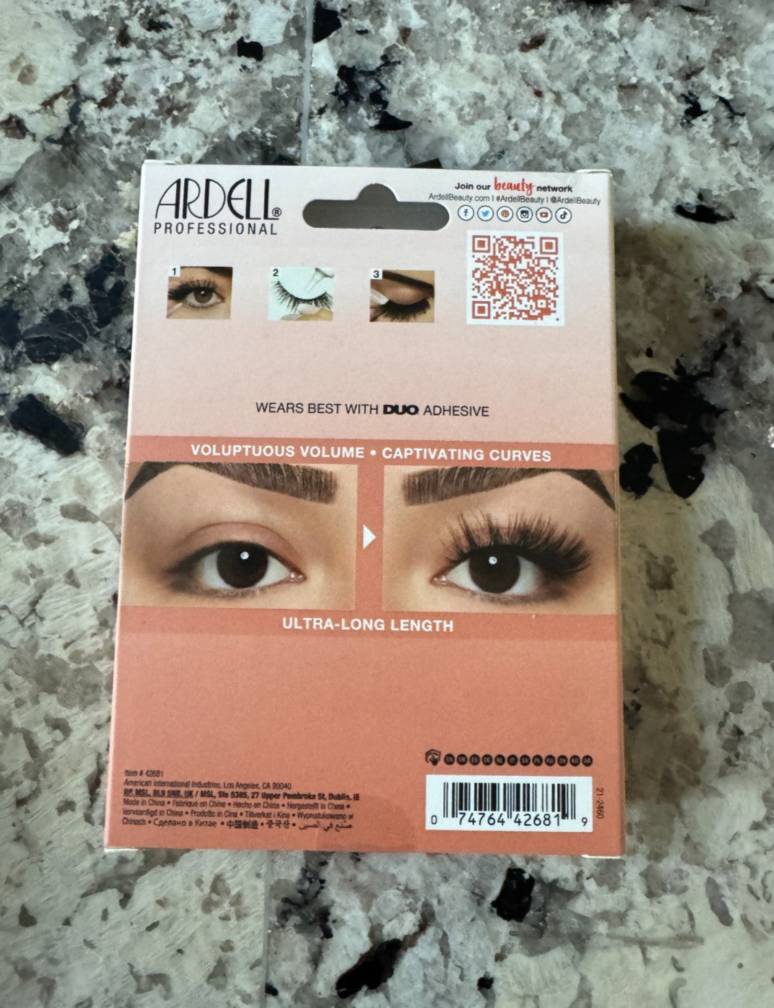 Ardell False Eyelashes 4 Pairs Medium Length Flared Cat Eye Style