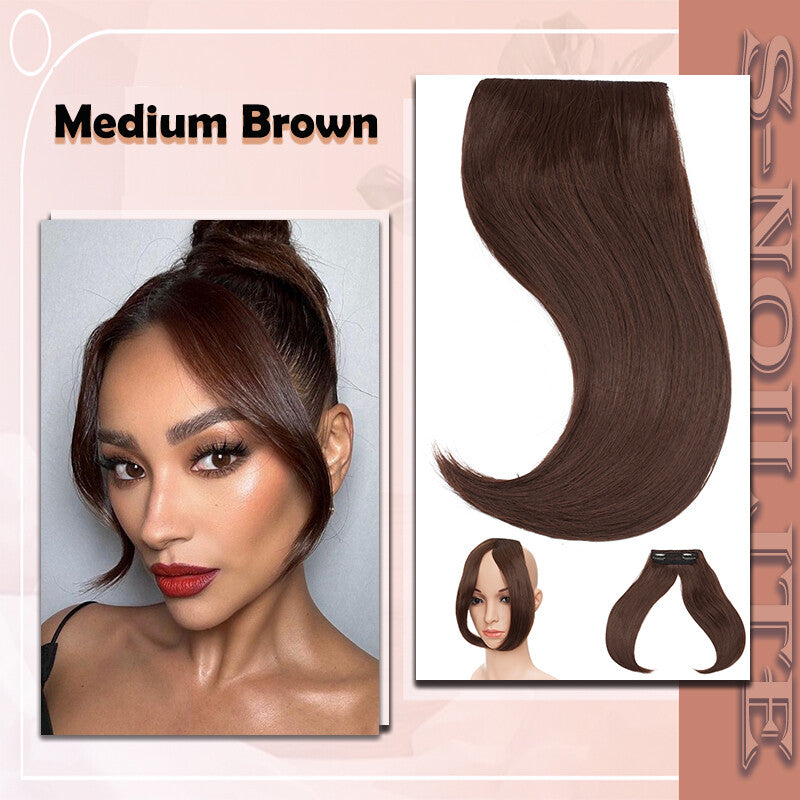 French Style Clip-In Bangs Hair Extensions - 11 Inches Natural Look