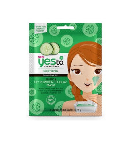 Cucumber Soothing DIY Powder to Clay Mask for Sensitive Skin, 1 Ct