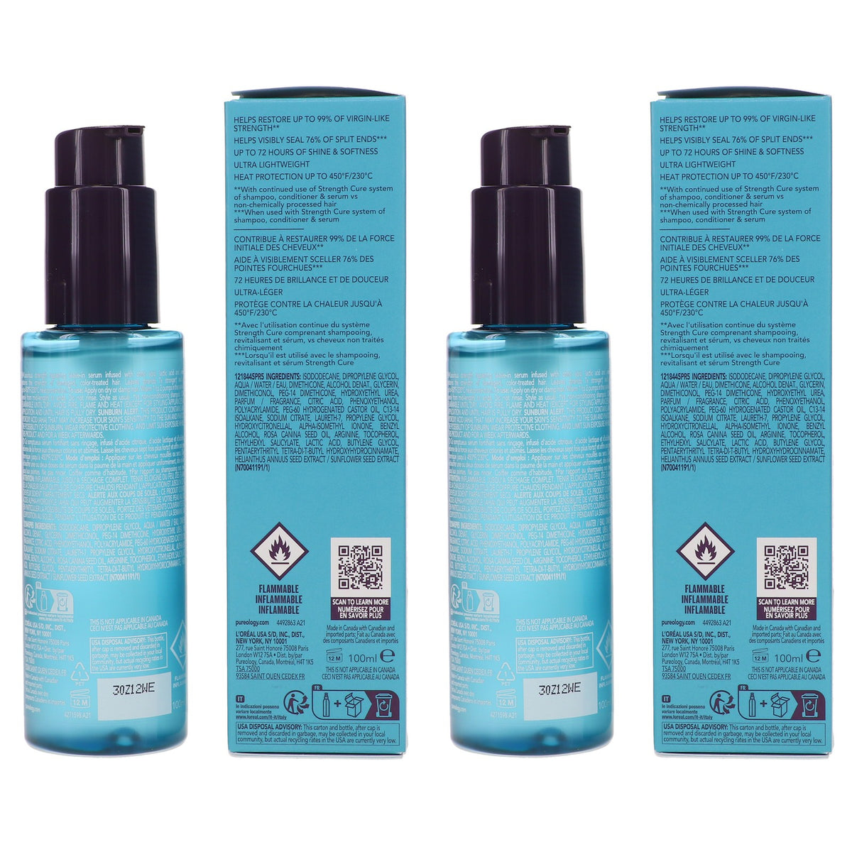 Pureology Strength Cure Dream Healer Serum 3.4 oz – 3 Pack