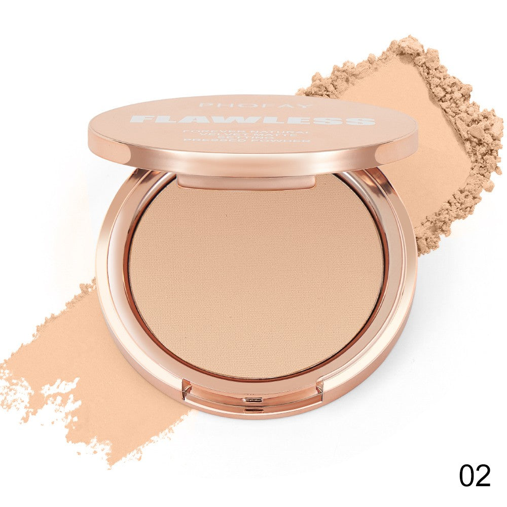Pressed Powder Matte Finish - Unbranded 8g, Multi-Color Options