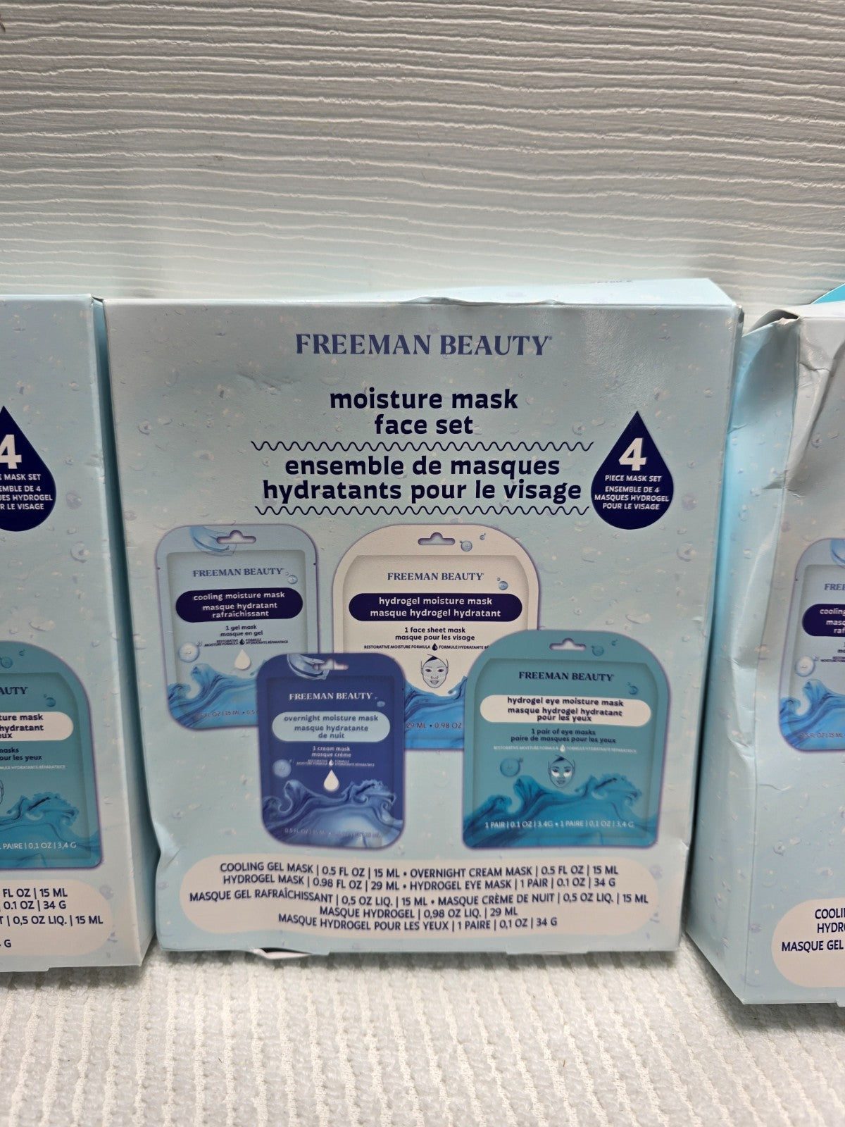 Moisture Mask Set for Face & Under Eye 4pcs