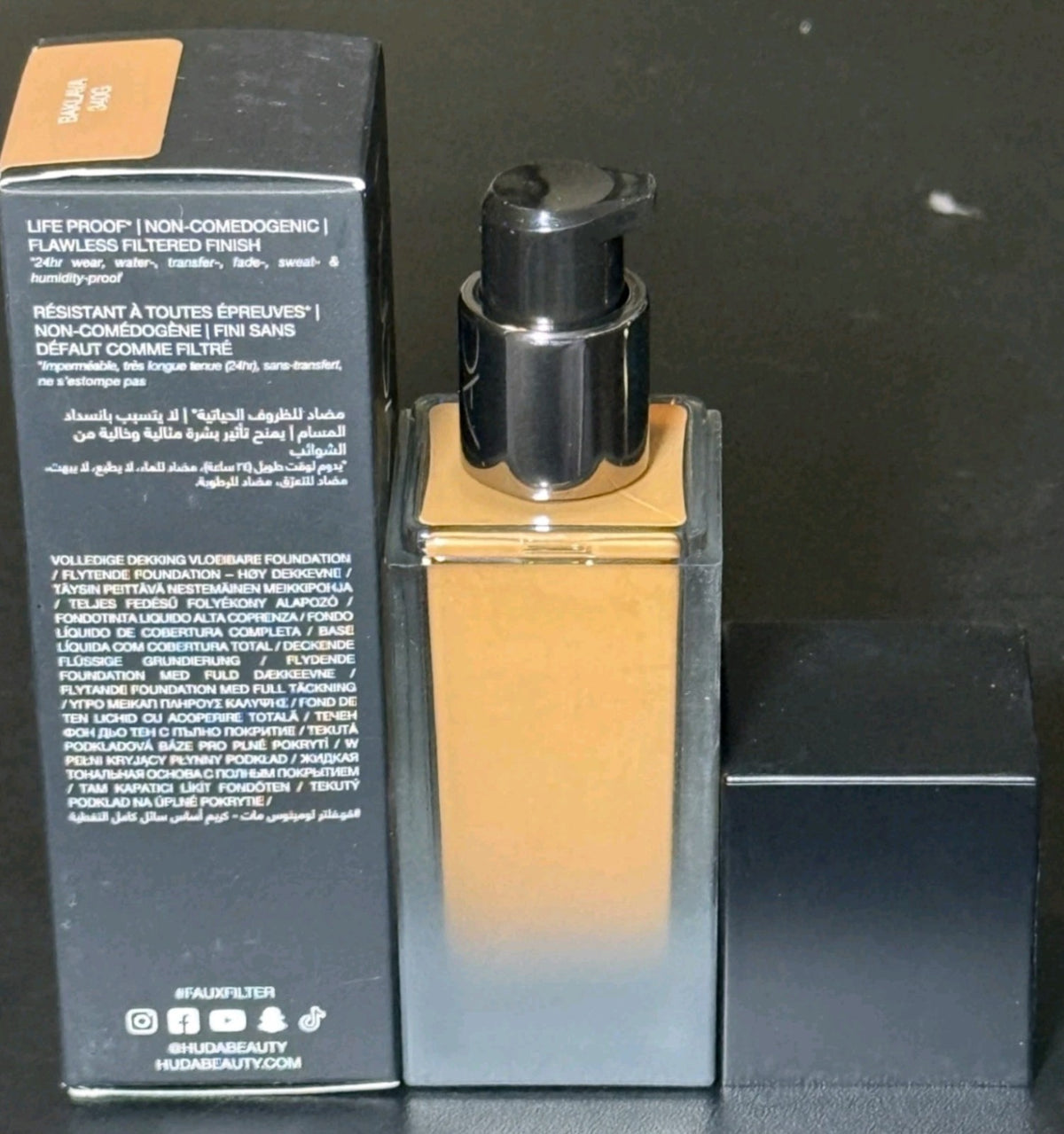Liquid Foundation BAKLAVA 340g Luminous Matte Face Makeup