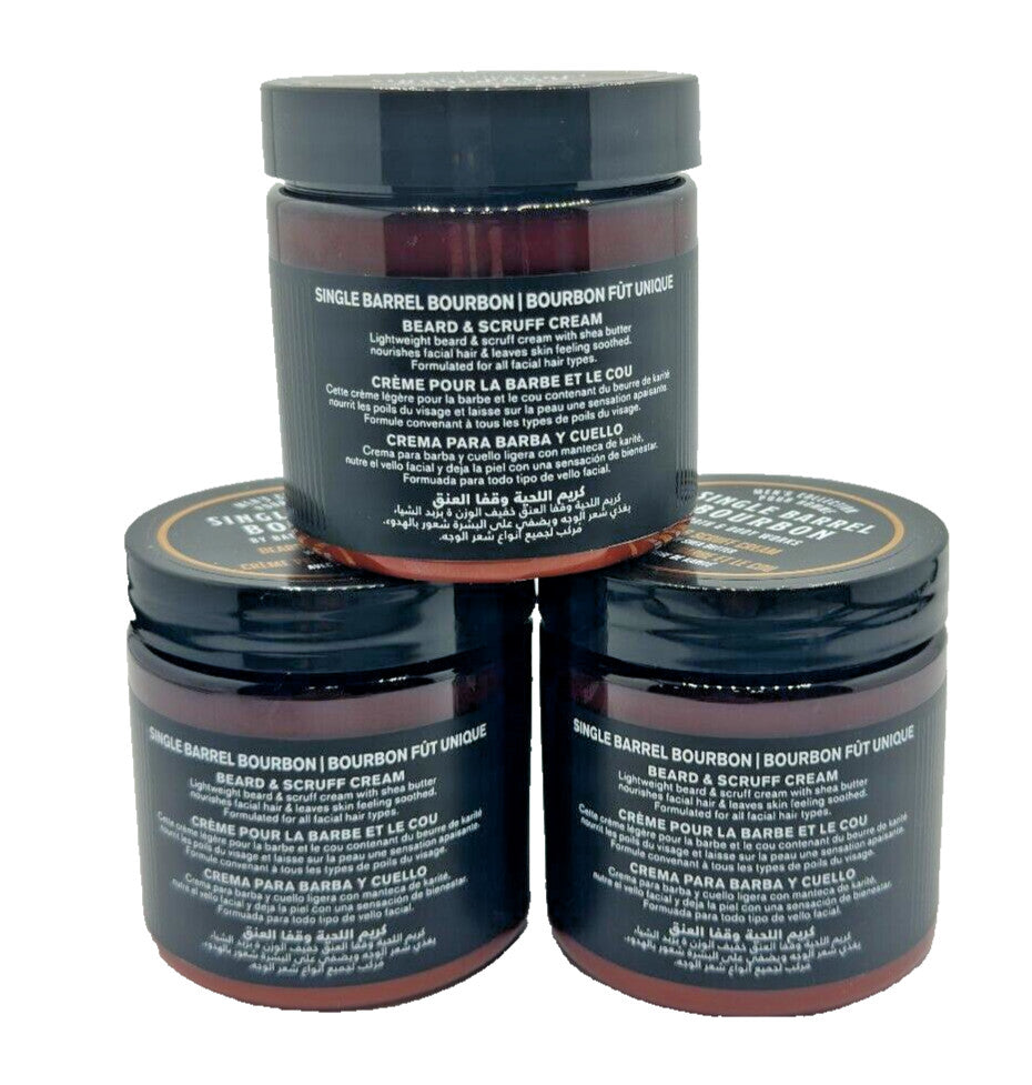 Beard & Scruff Cream with Shea Butter, 4 oz (Set of 3)