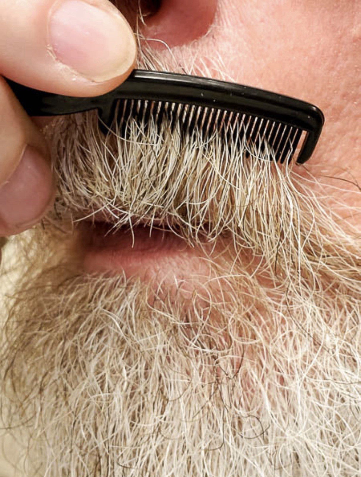 Mini Travel Mustache & Eyebrow Comb Set of 4 - Grooming Tools for Beard & Eyebrows