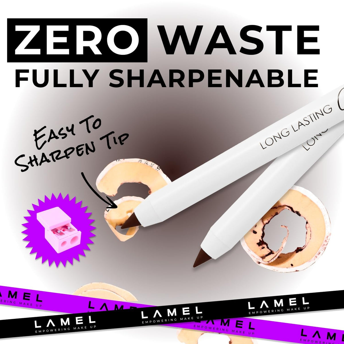 Long-Lasting Waterproof Gel Eyeliner - Deep Brown, Smudge-Proof, 0.06 oz