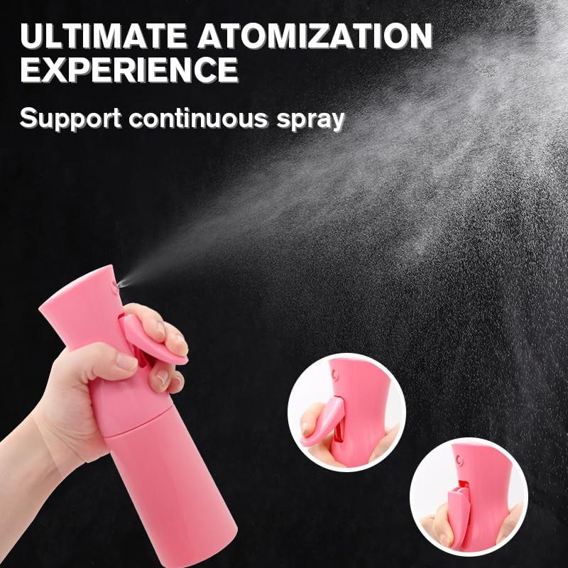 Refillable Fine Mist Spray Bottle for Hair, Skin, Plants, and Cleaning