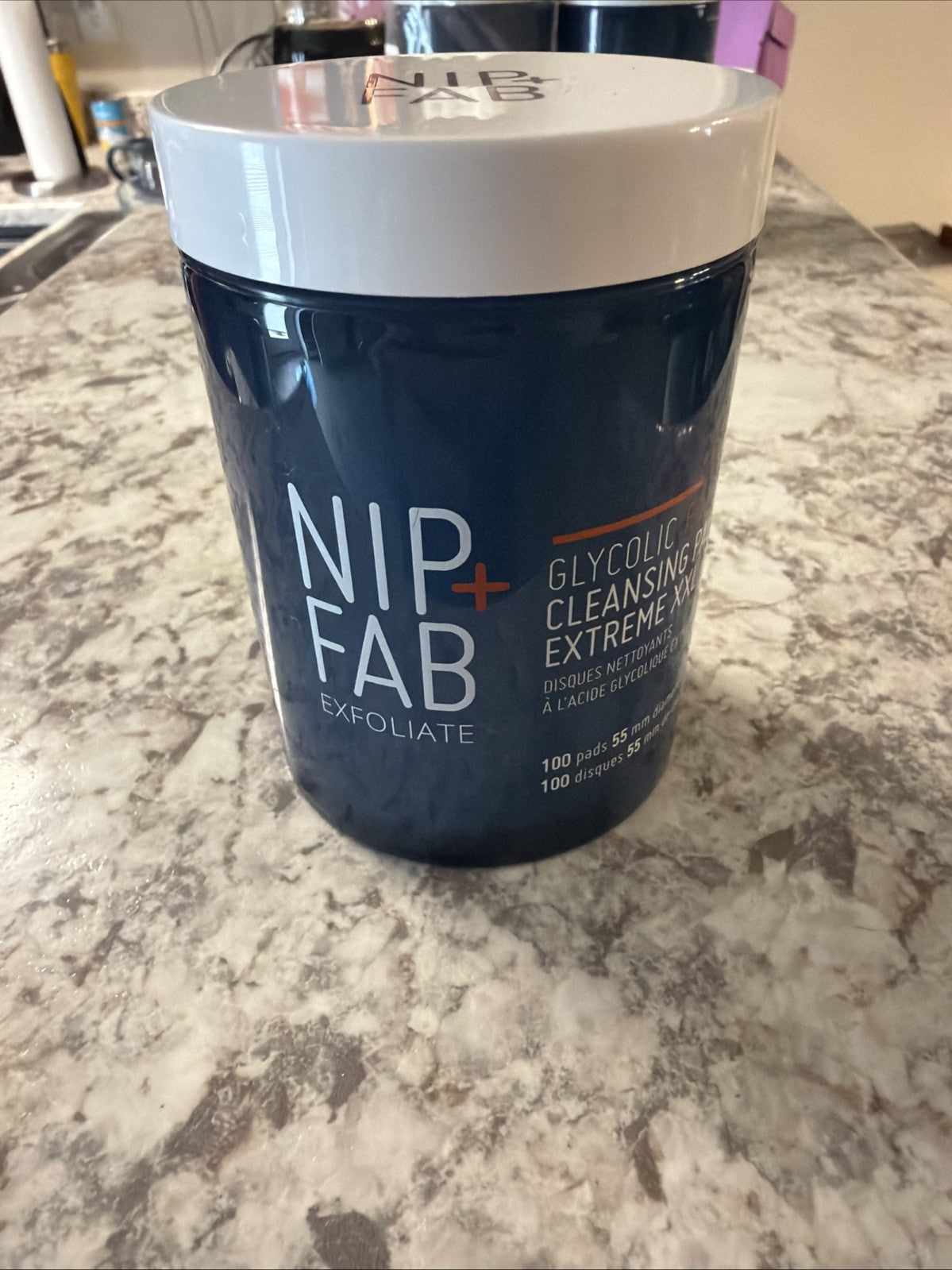 NIP + FAB Exfoliate Glycolic Fix Night Pads Extreme 100 New