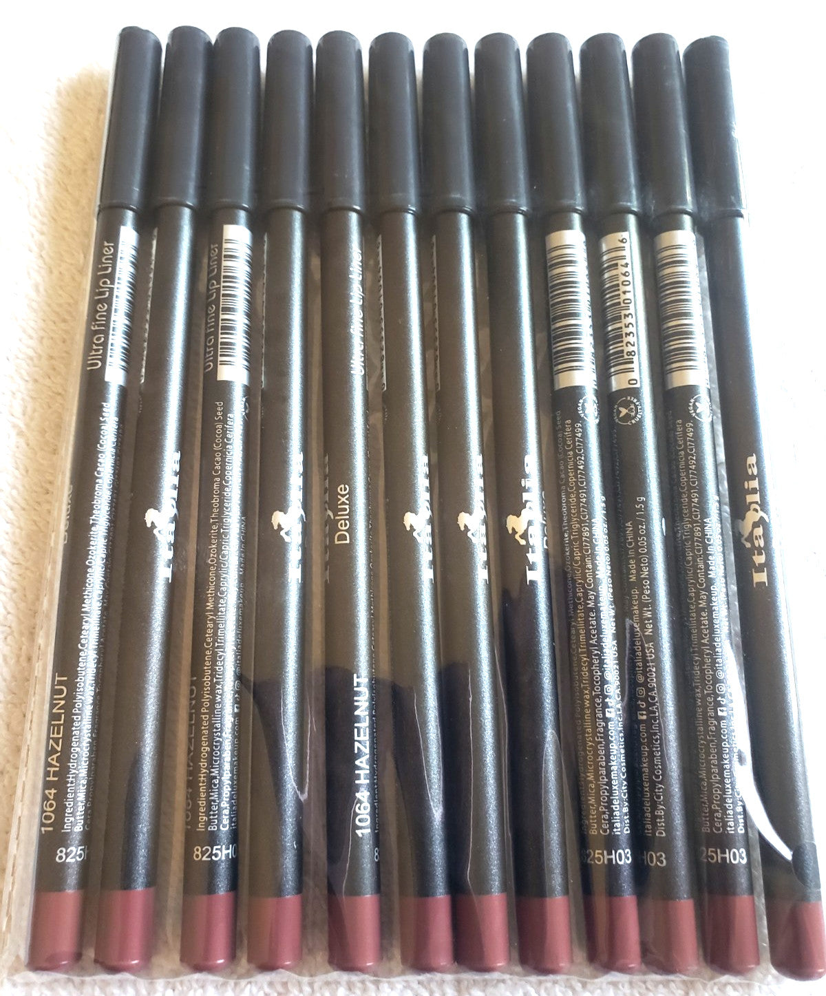 Ultra Fine Lip Liner Pencils - Assorted Colors, Long Lasting, Soft & Smooth