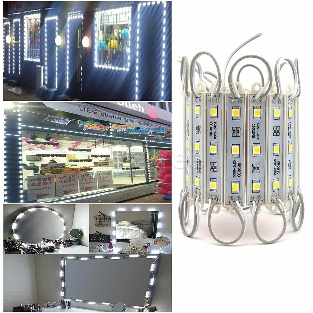10ft LED White Dimmable Vanity Mirror Strip Light Kit for Makeup & Decor