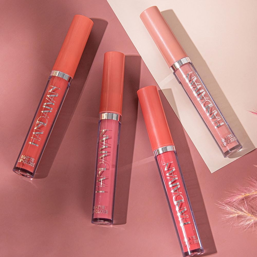 Matte Liquid Lipstick Set - Long Lasting, Moisturizing, 3 Shades
