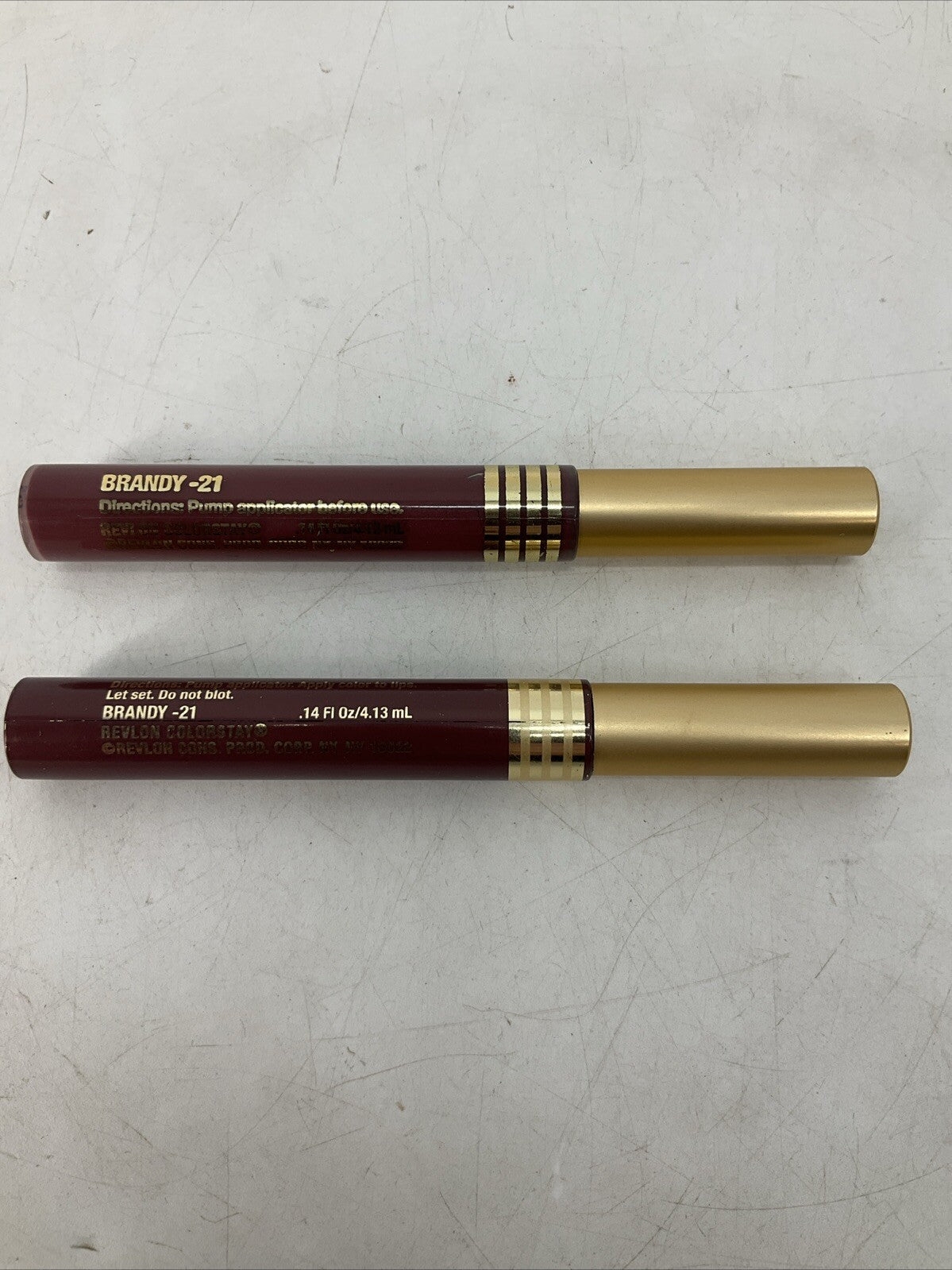 Revlon Colorstay Liquid Lipstick #21 Brandy - Long Wear, Matte Finish, 0.14oz, 2 Pack