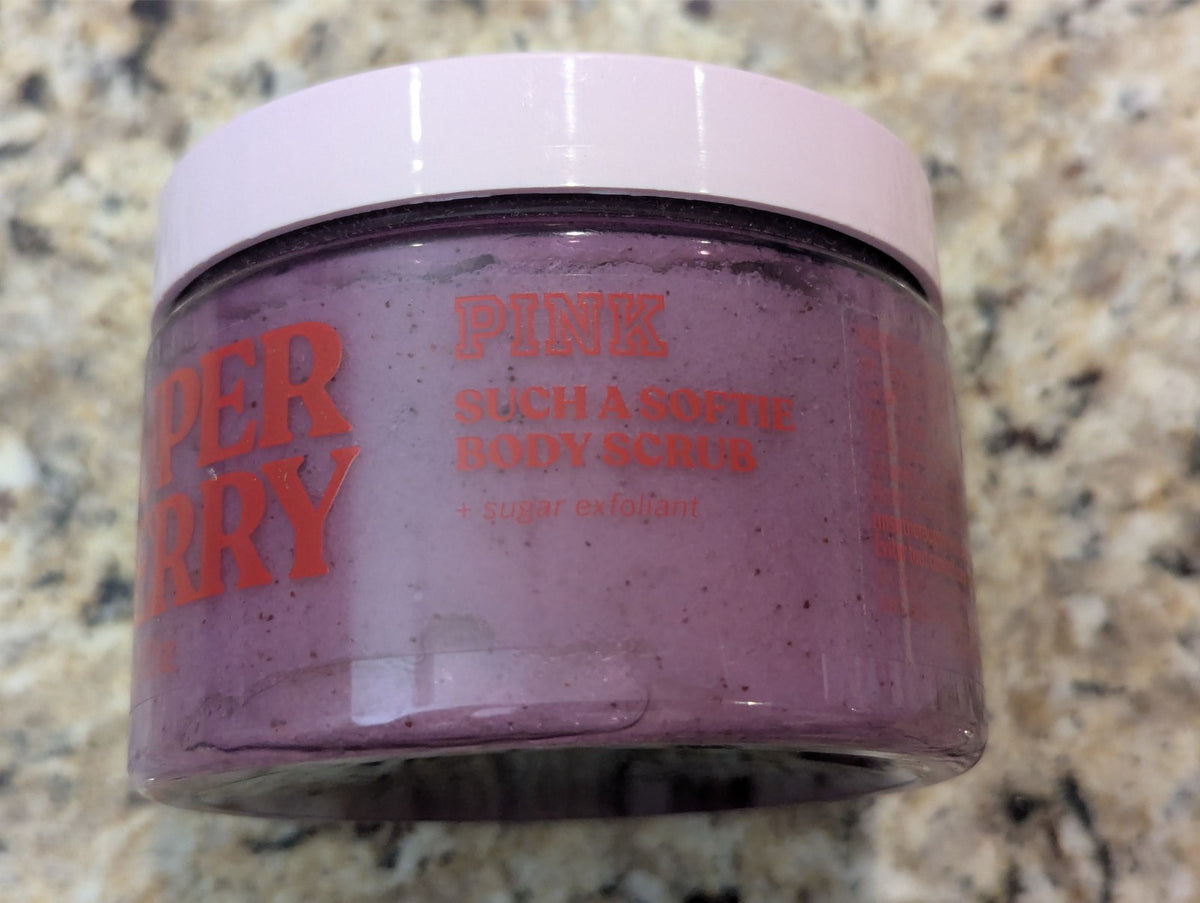Victoria's Secret PINK Such a Softie Body Scrub Super Berry 10 oz