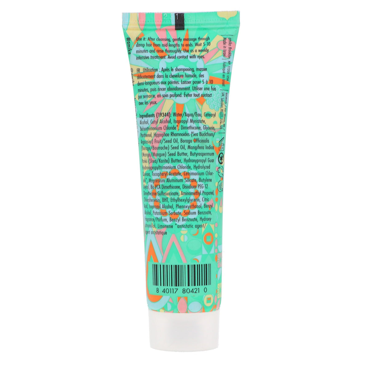 Amika The Kure Intense Repair Hair Mask 1 oz Pack for Damaged Hair