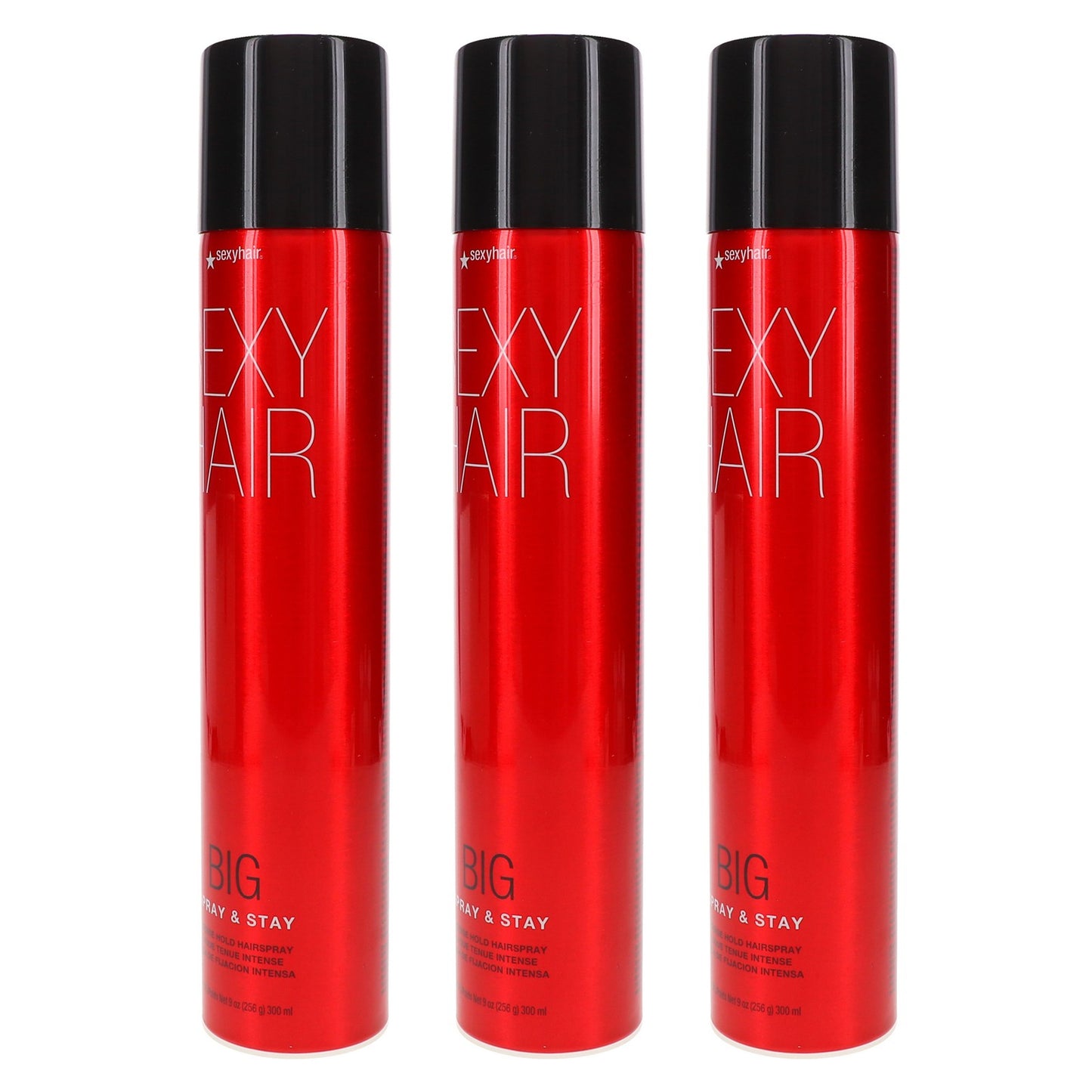 Professional Heavy Hold Hairspray - 9 oz, 3 Pack - Long Lasting, Humidity-Resistant Styling Spray