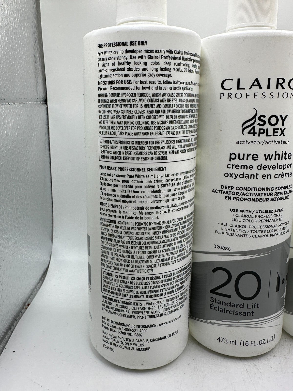 Professional SOY 4 PLEX 20 Volume Developer 16 oz