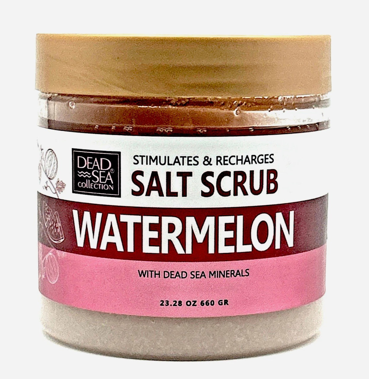 Dead Sea Collection Watermelon Exfoliating Glow Mineral Salt Scrub