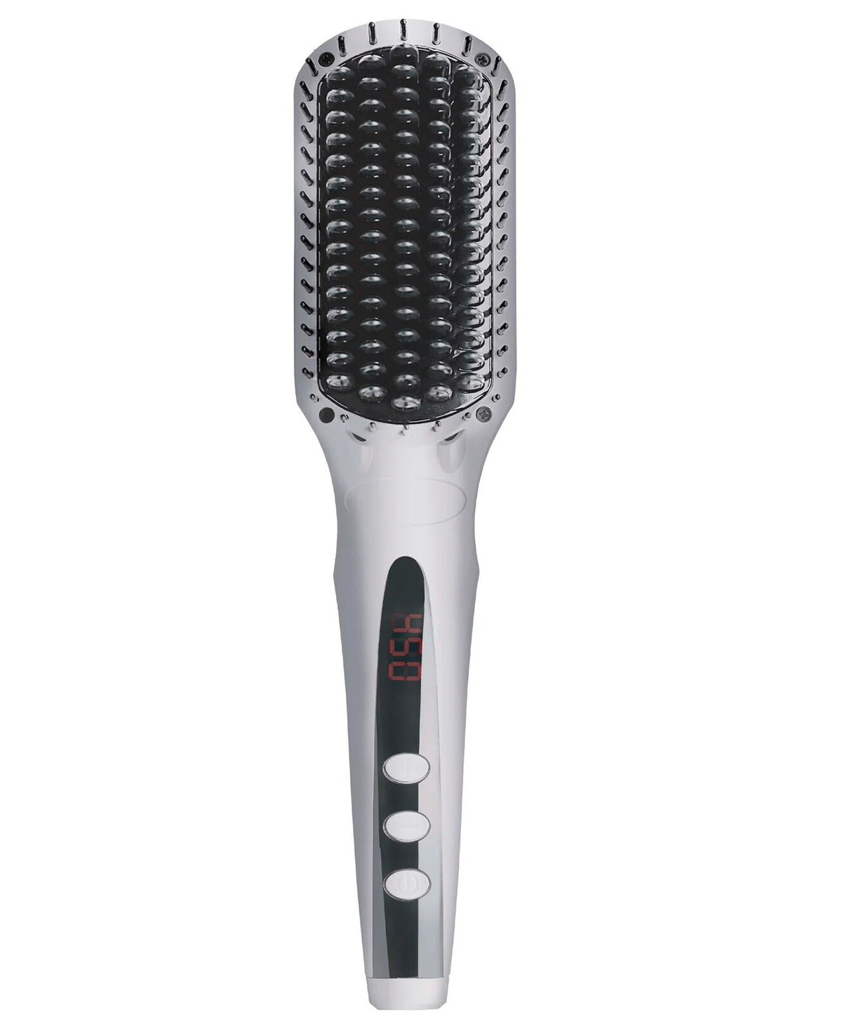 Tourmaline Infused Ceramic Straightening Brush - Hair Styling Tool for All Hair Types