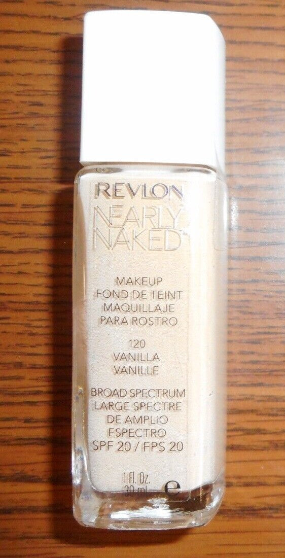 Face Makeup Foundation - Revlon Nearly Naked 1 Fl Oz for Natural Look