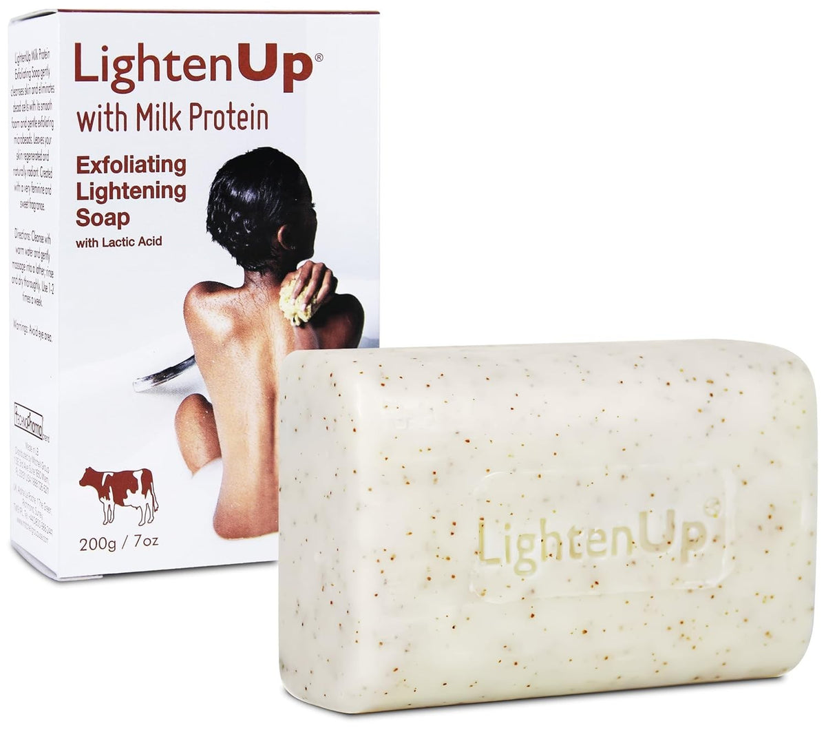 Milk Protein Brightening Exfoliating Bar Soap 7 oz for Oily Skin