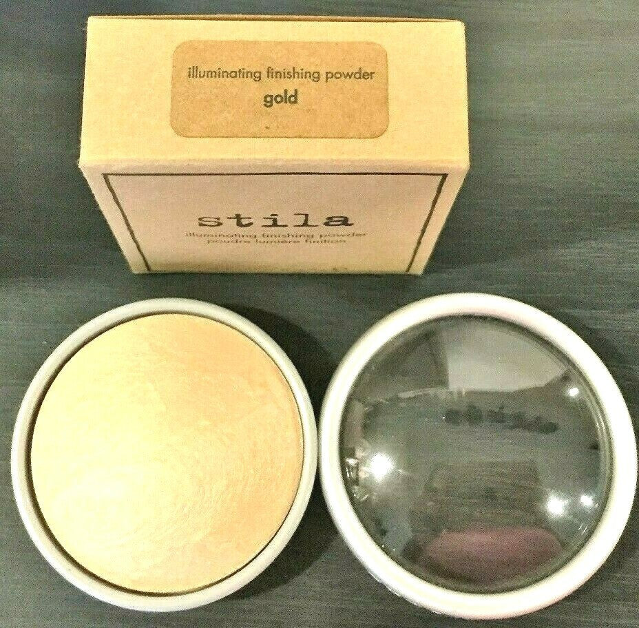 Illuminating Finishing Pressed Powder in Gold, Rose Gold & Bronze - 9g