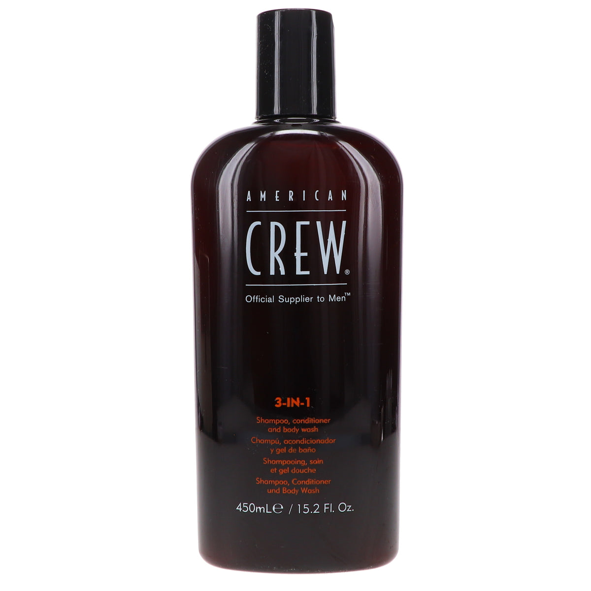 3-in-1 Shampoo Conditioner Body Wash - 15.2 oz, Multi-Purpose Body Cleanser