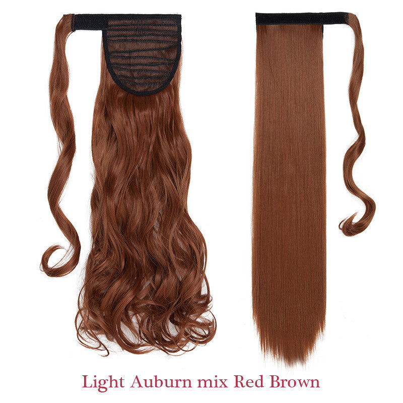 Clip-In Thick Hair Ponytail Extension - Real Human Hair, Various Lengths & Colors