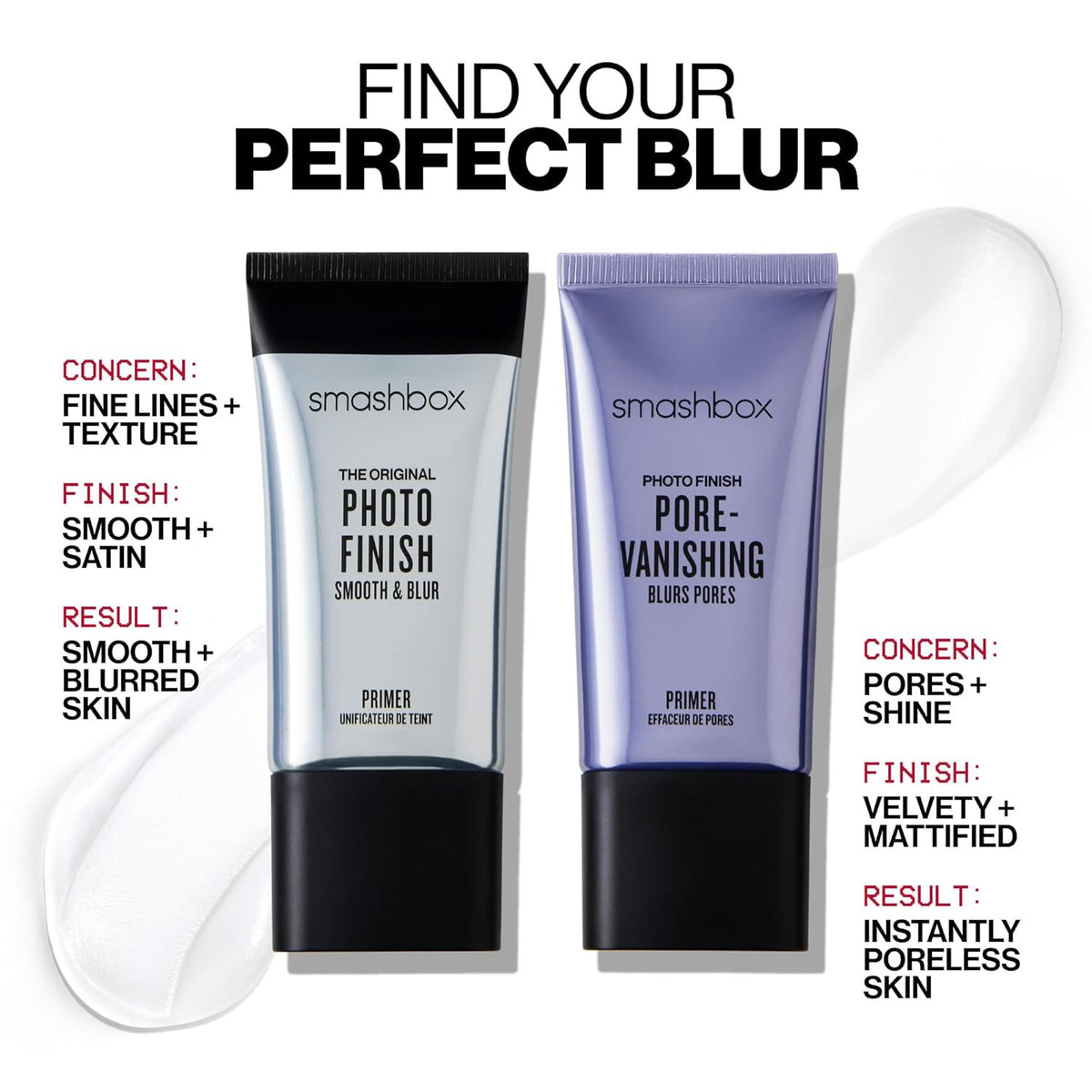 Face Primer Makeup Blur & Smooth Base - Instantly Creates Flawless Finish