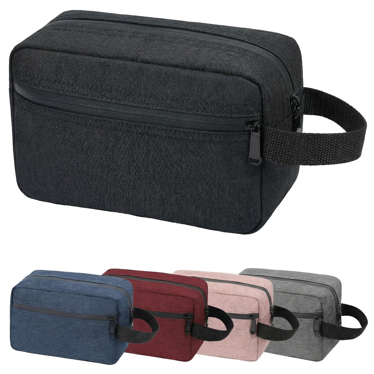 Water-Resistant Travel Toiletry Bag Small Makeup Organizer Dopp Kit