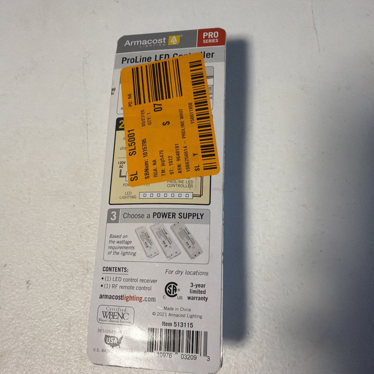 LED Lighting Control Module for Single Color or White LED Systems