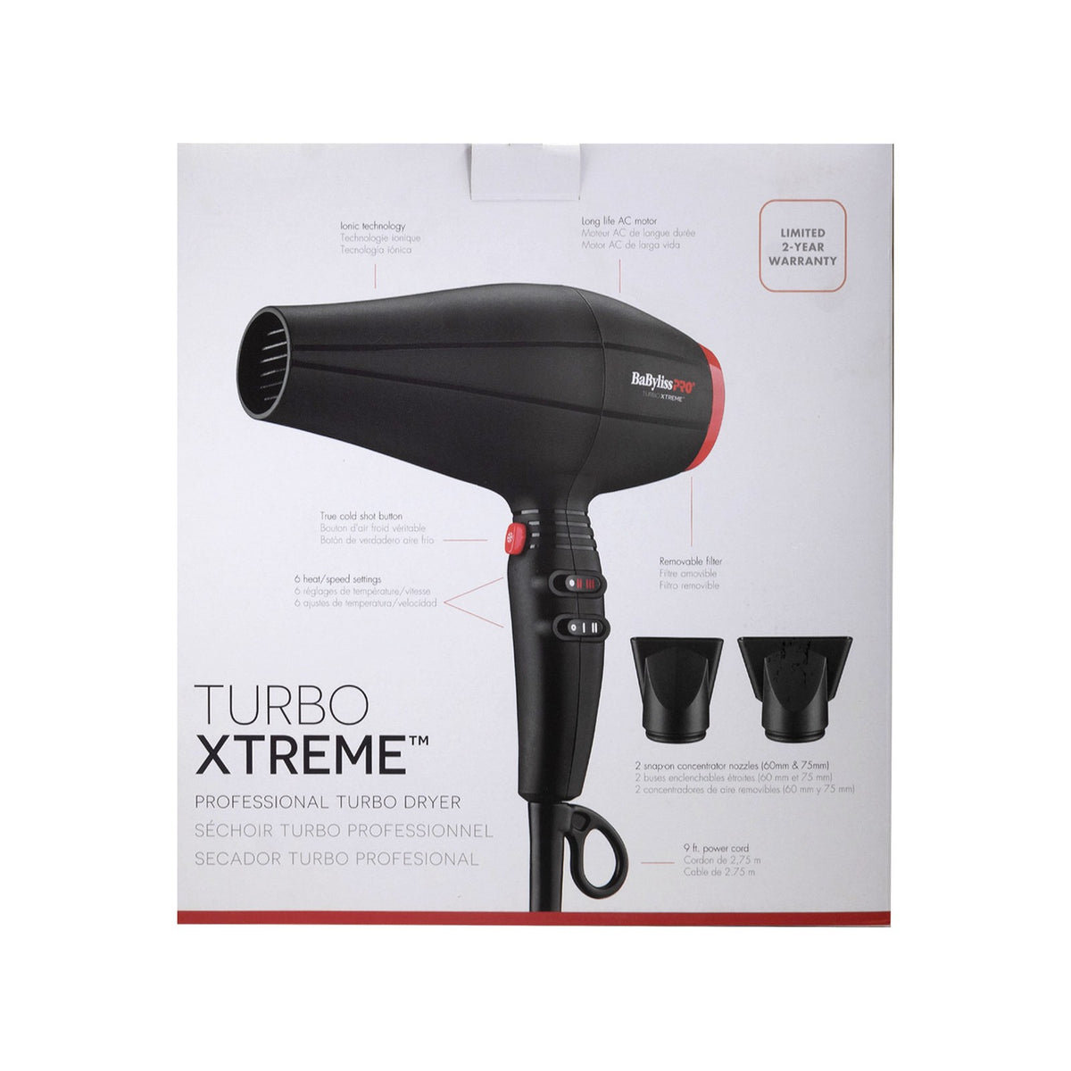 Professional Hair Dryer with Curling Barrel Bundle - Turbo Xtreme & Crimp Curl 1.25"