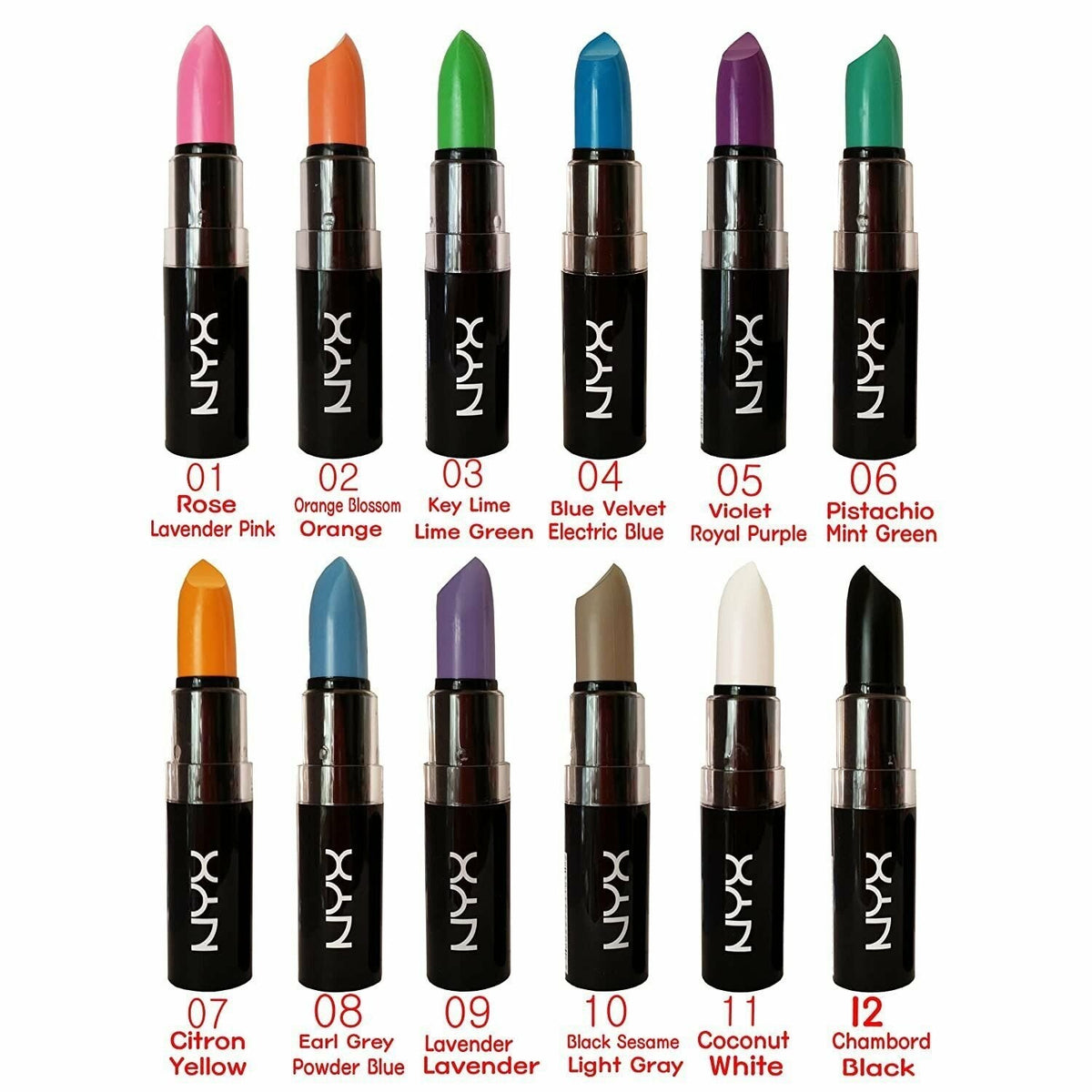 3 Pack Lipstick Set - Velvet Matte & Macron Shades for All Styles