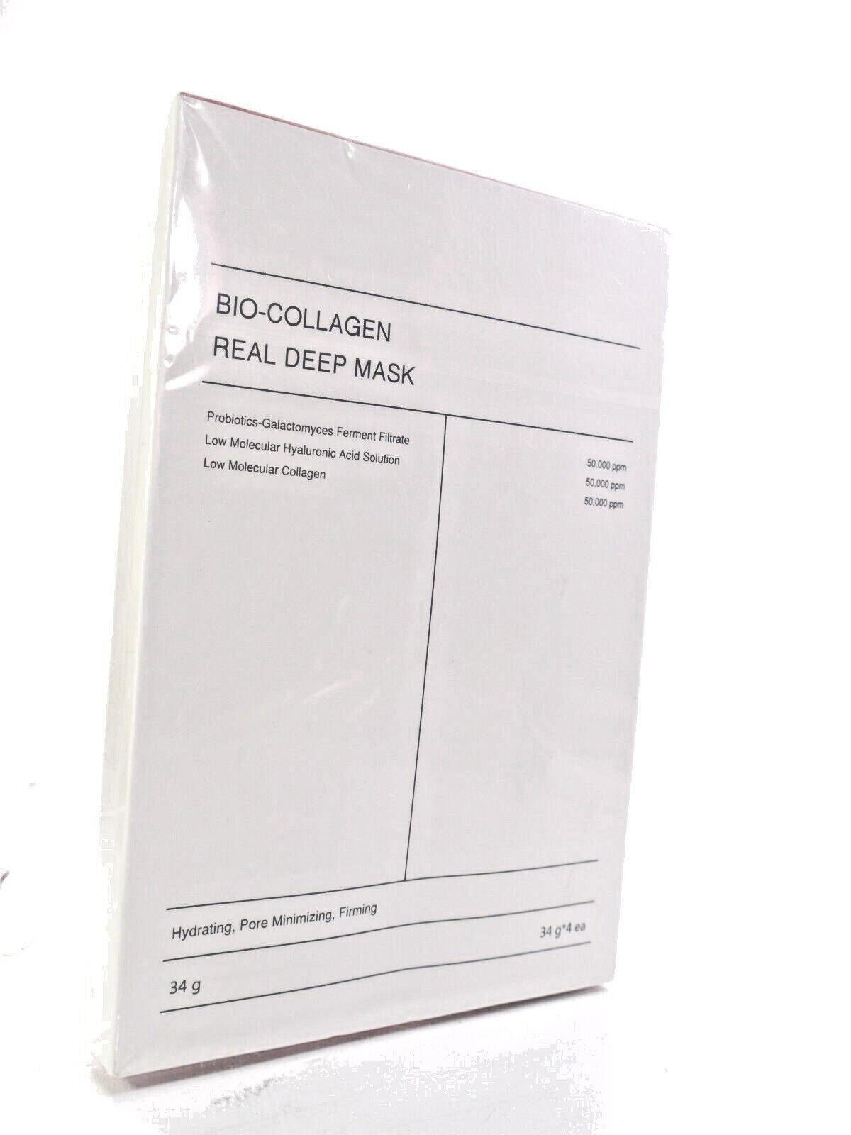 Bio-Collagen Real Deep Mask 34G x 4 Pack