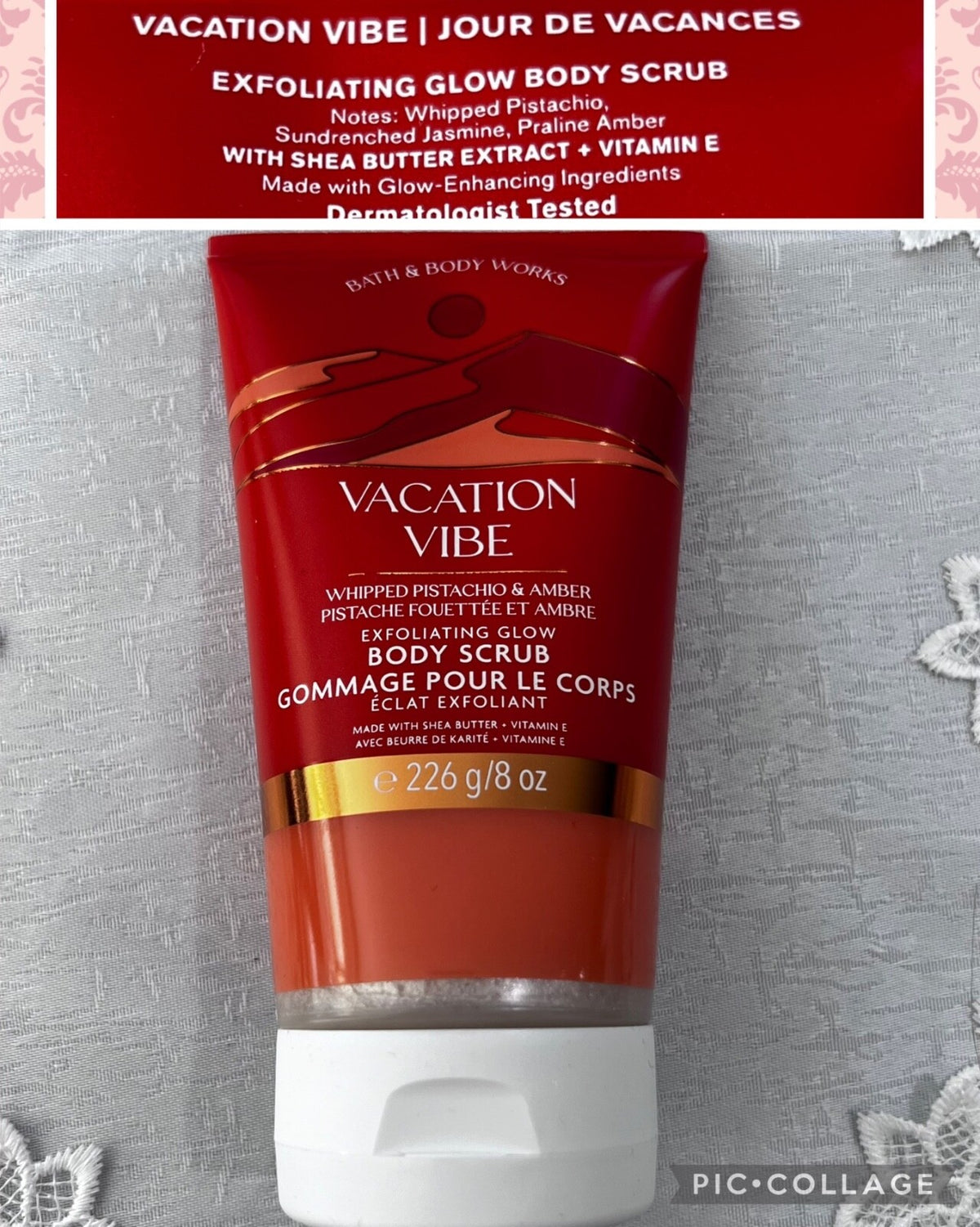 Bath & Body Works Creamy Scrub Exfoliating Glow Shea Vitamin E You