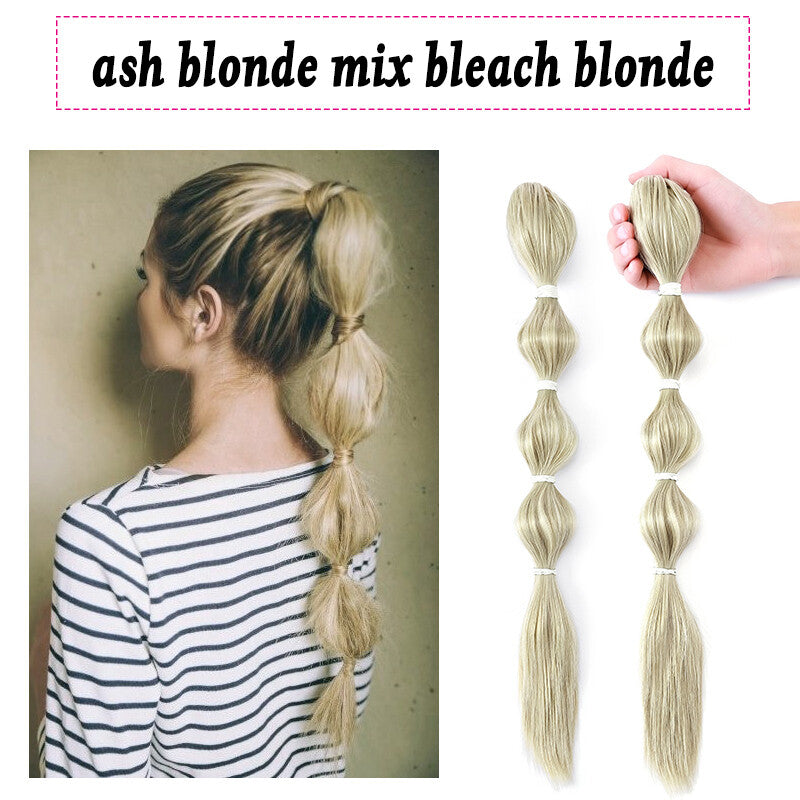 Ponytail Extensions Claw Clip-In Hairpieces for Curly & Straight Styles