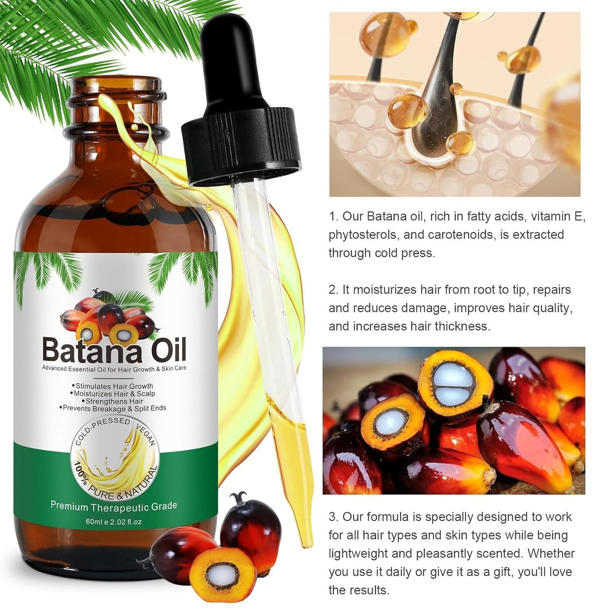 for Hair Growth - 100% Organic