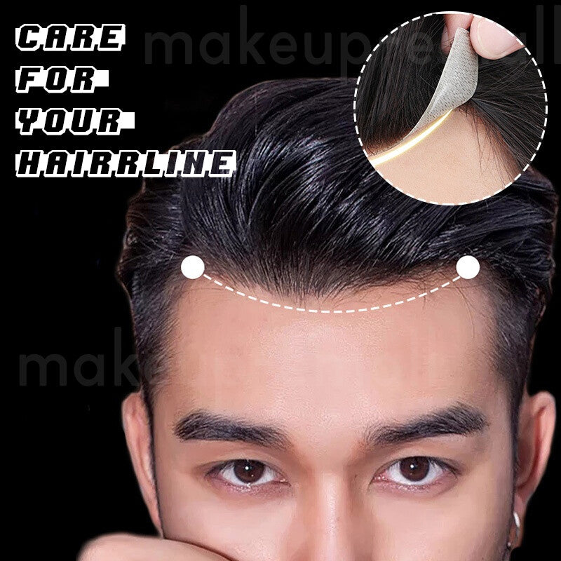 Human Hair Toupee for Men Receding Hairline - Skin PU Base & Natural Look