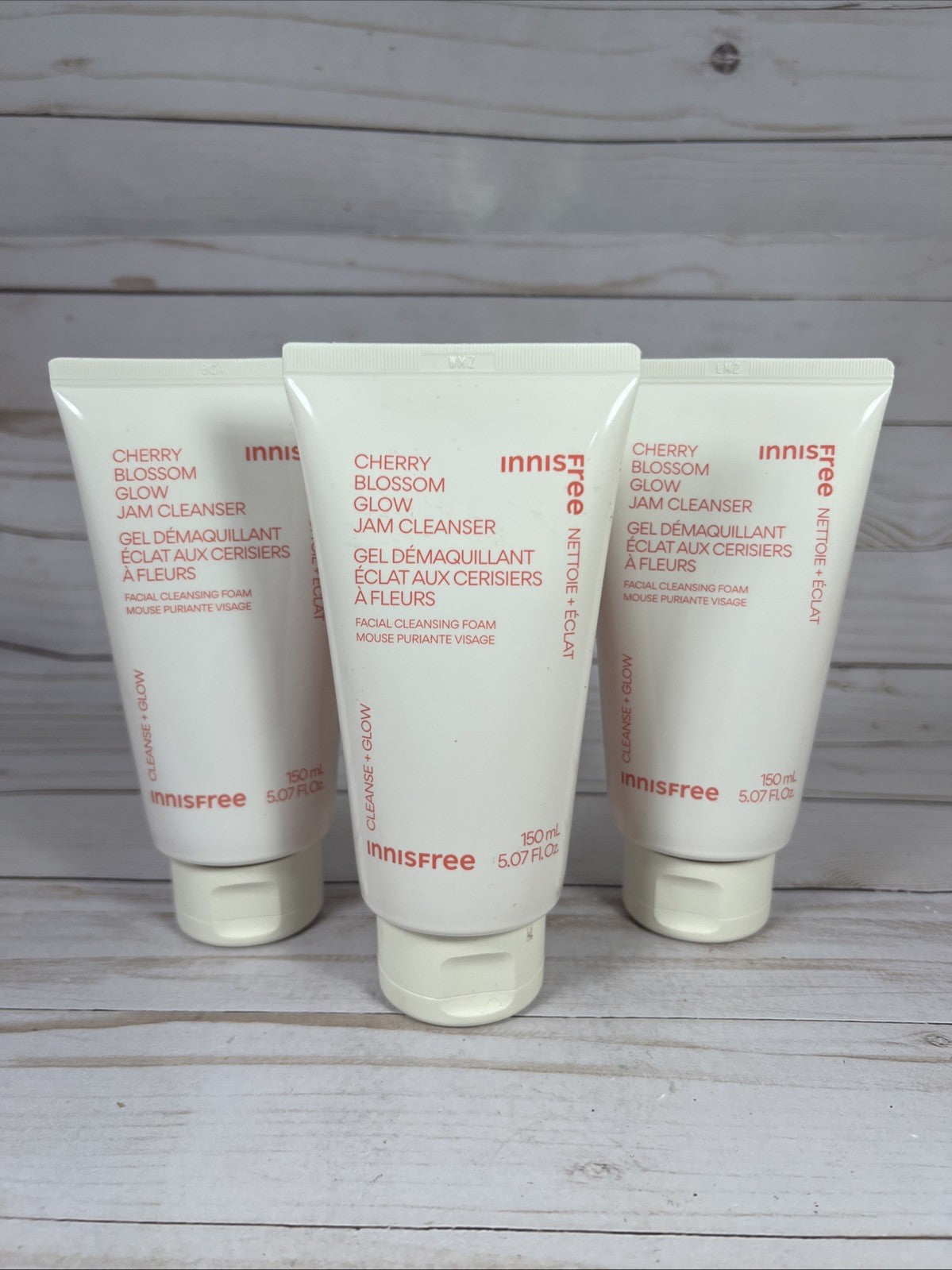 Innisfree Cherry Blossom Glow Jam Cleanser Nettoie + Eclat 5.07oz