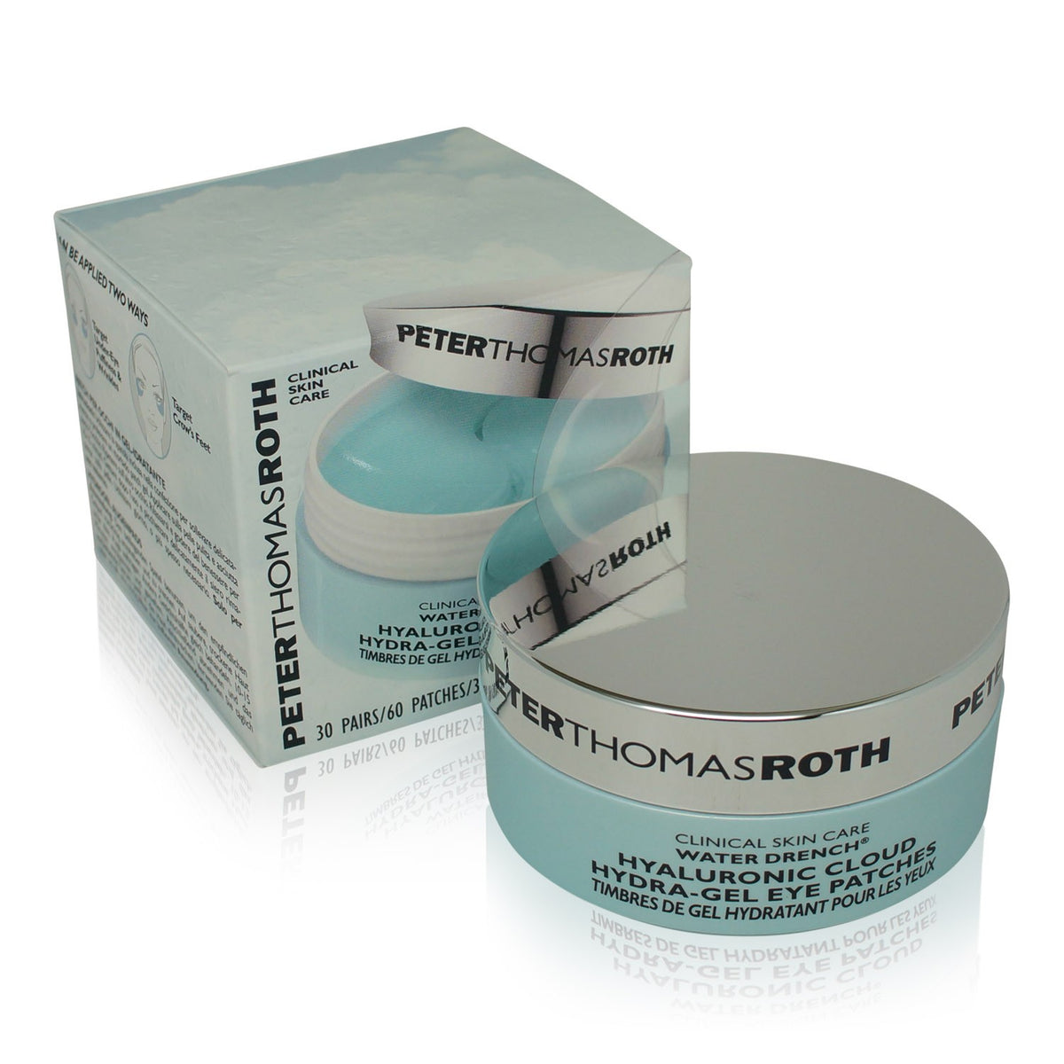 Hydrating Hyaluronic Acid Eye Patches - 30 Pairs for Dark Circles & Fine Lines