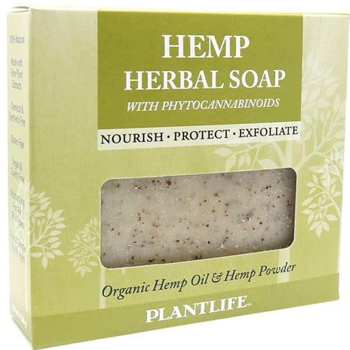Hemp Herbal Soap Bar - Nourishing Natural Skincare for Face & Body 4.5oz