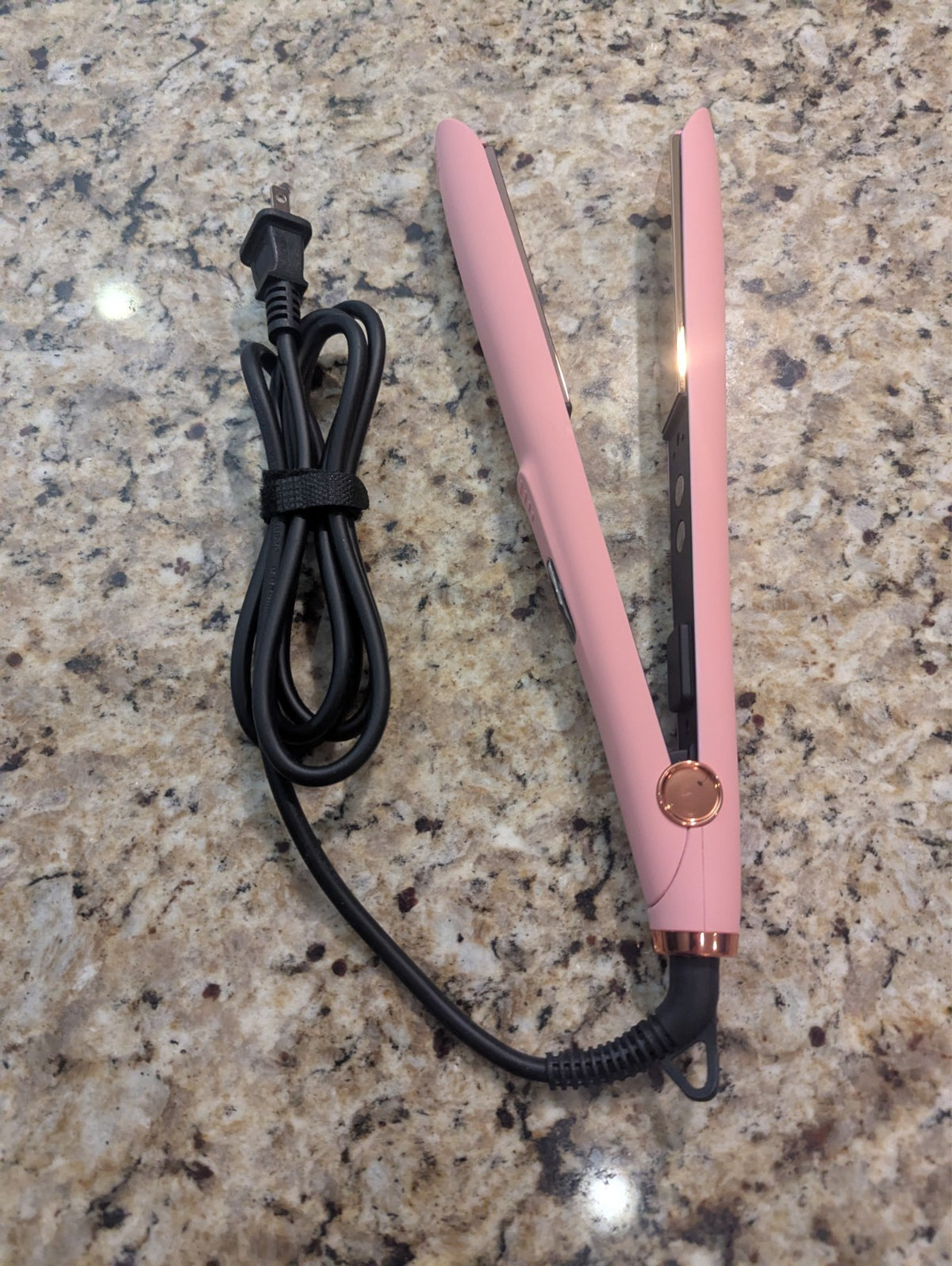 1" Hair Straightening Flat Iron - Pink