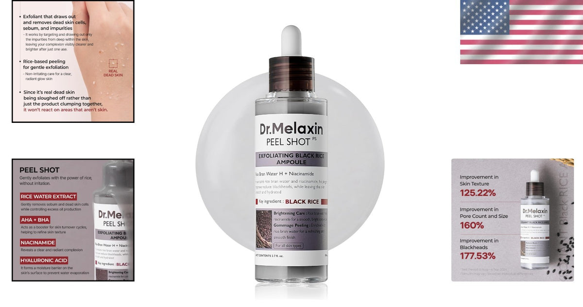 Hydrating Skin Peel Ampoule for Bright, Smooth Complexion - 2.7oz