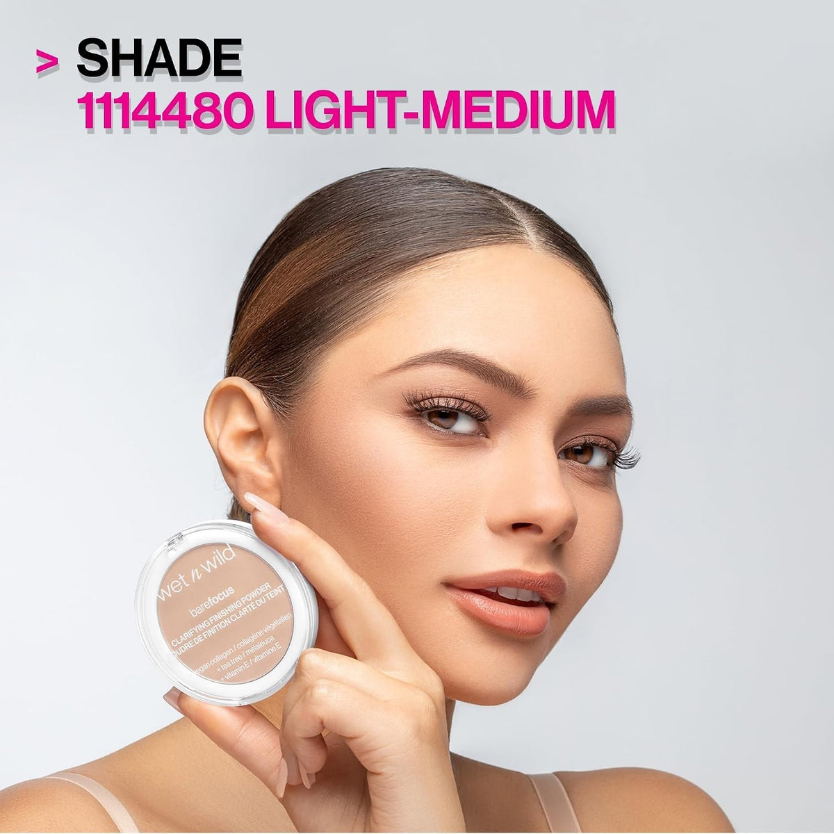 Light-Coverage Clarifying Face Powder for All Skin Types with Matte Finish