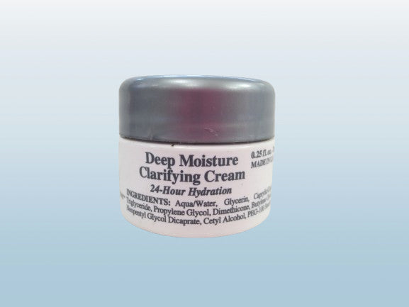 Kiehl's Deep Moisture Clarifying Cream - 24-Hour Hydration, 0.25 oz, Set of 5