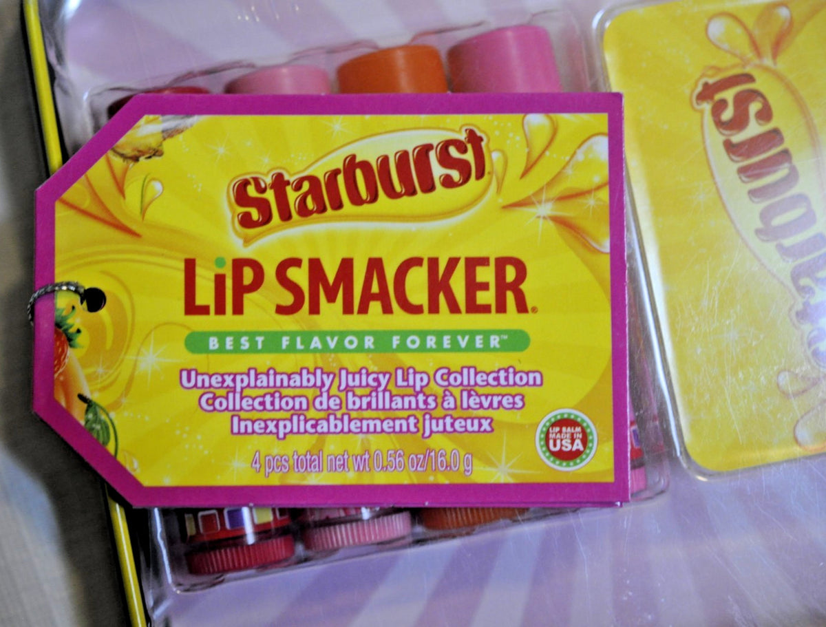 Lip Smacker Starburst Lip Balm Set - 4 Flavors in Tin