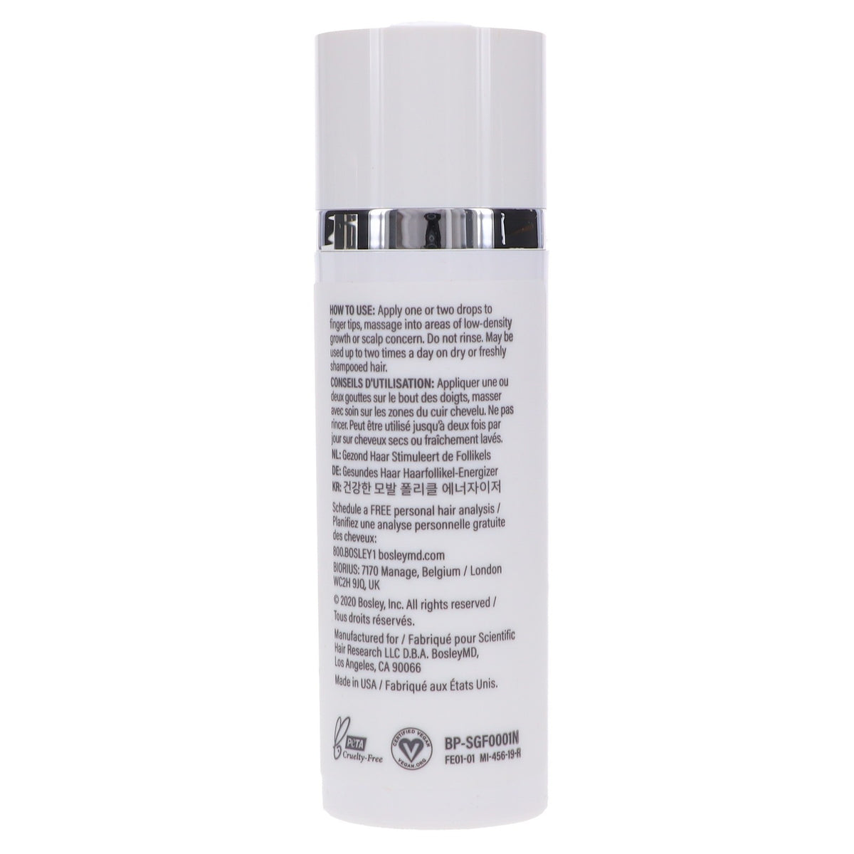 Bosley MD Follicle Energizer Serum - 1 oz Hair Growth