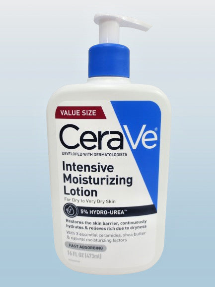 CERAVE INTENSIVE MOISTURIZING LOTION FOR DRY TO VERY SKIN 16 OZ 3PCS