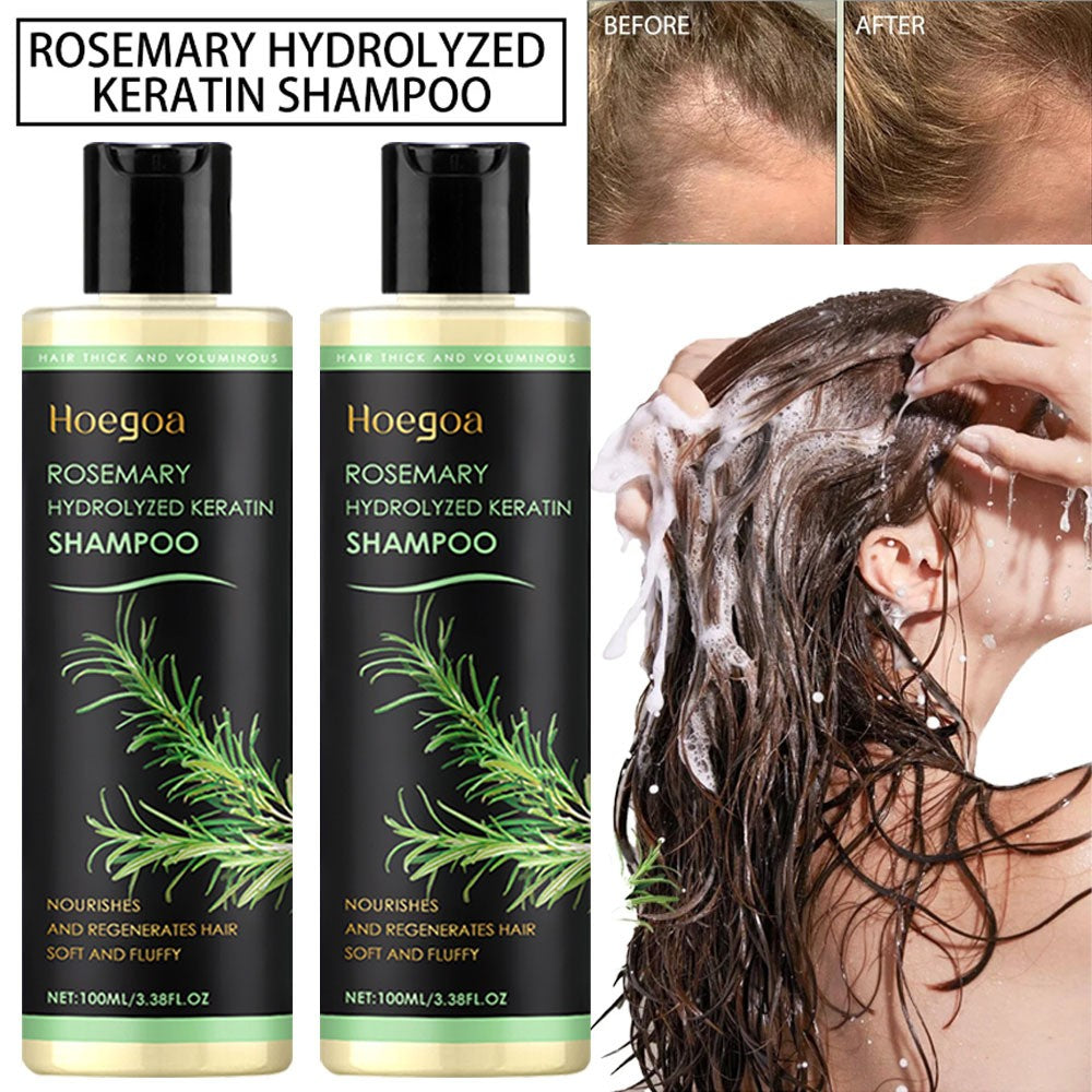 Organic Rosemary Hair Growth Shampoo for Thinning Hair & Anti-Hair Loss - 2 Pack