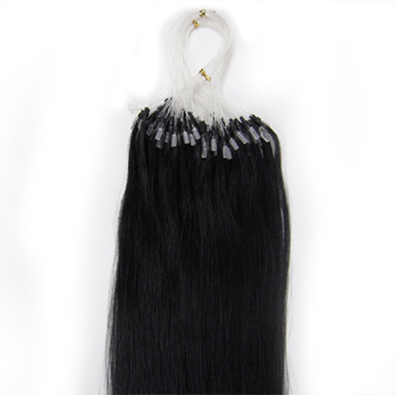 Micro Loop Hair Extensions - Real Human Hair Beads & Link Remy Russian Hair